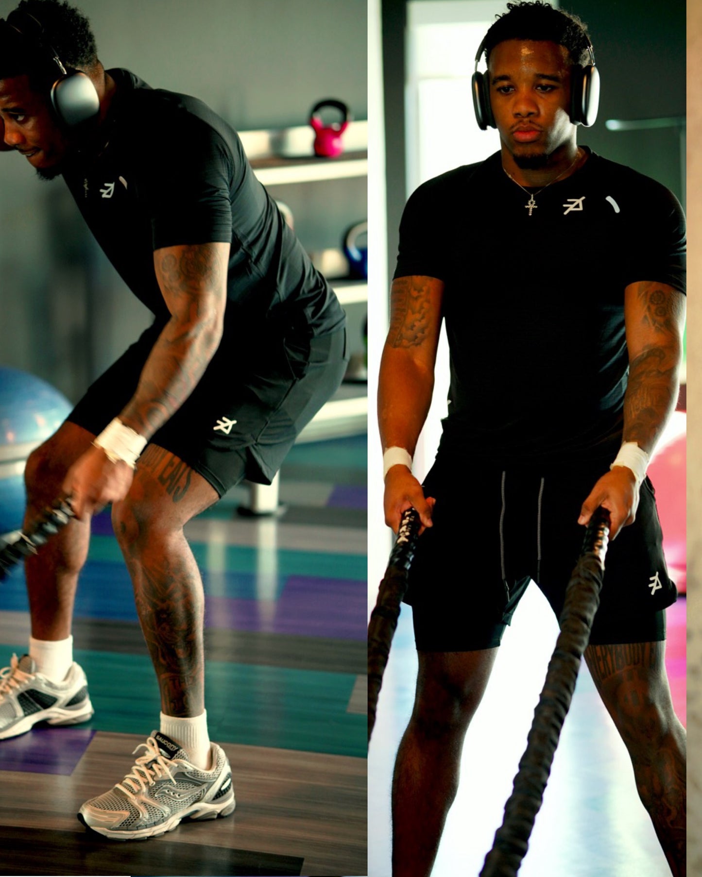 2 in 1 Athletic Training Shorts