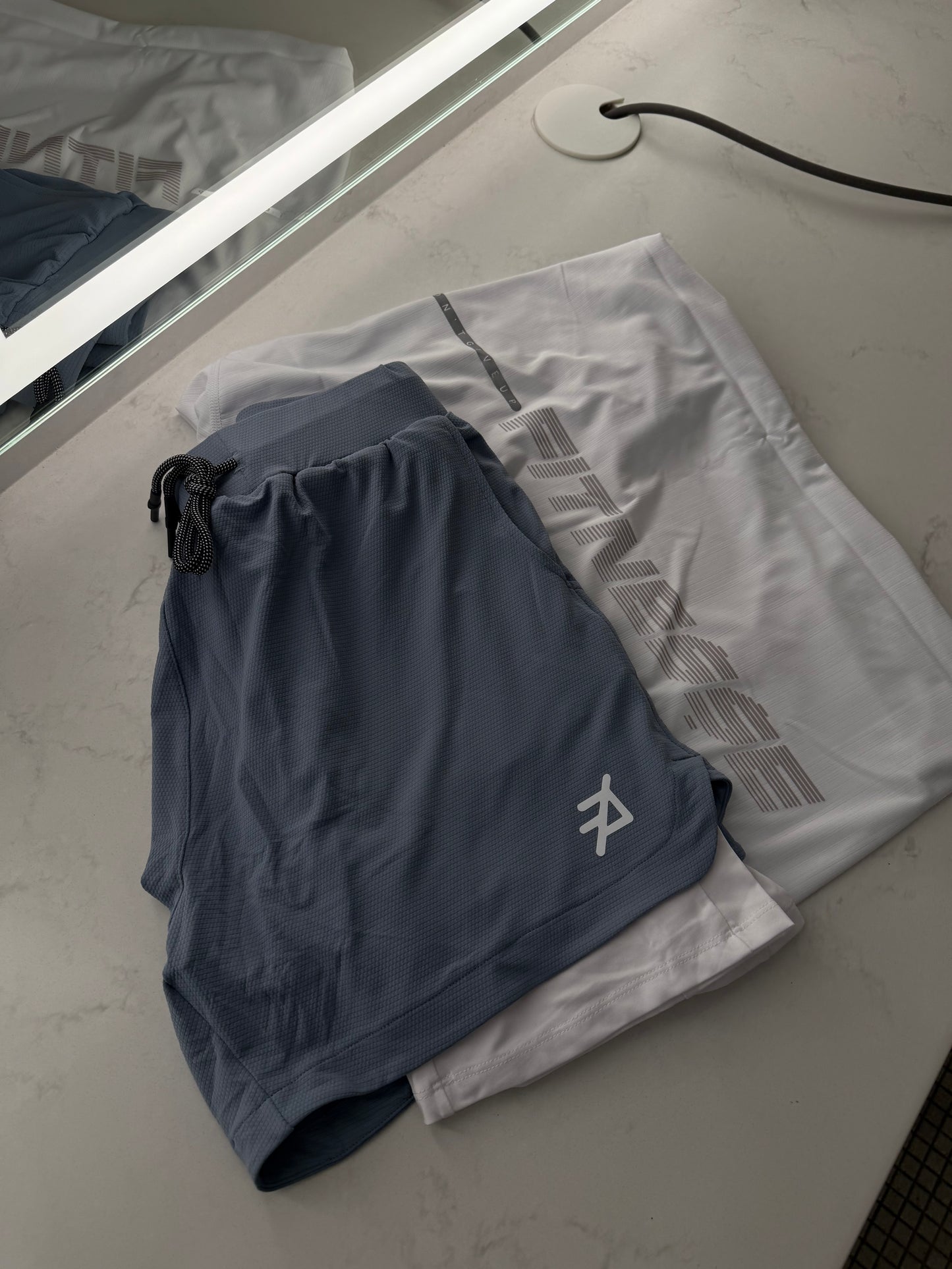 2 IN 1 ATHLETIC TRAINING SHORT$