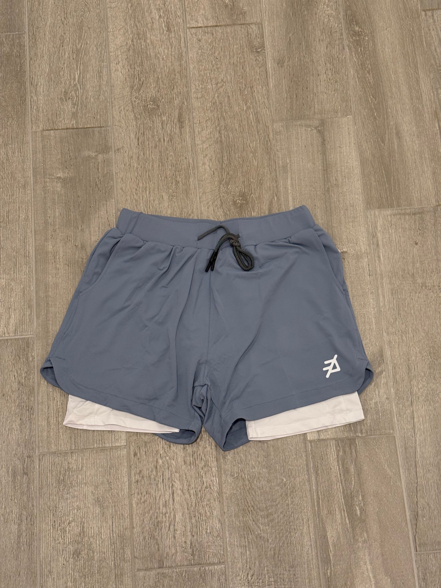 2 IN 1 ATHLETIC TRAINING SHORT$